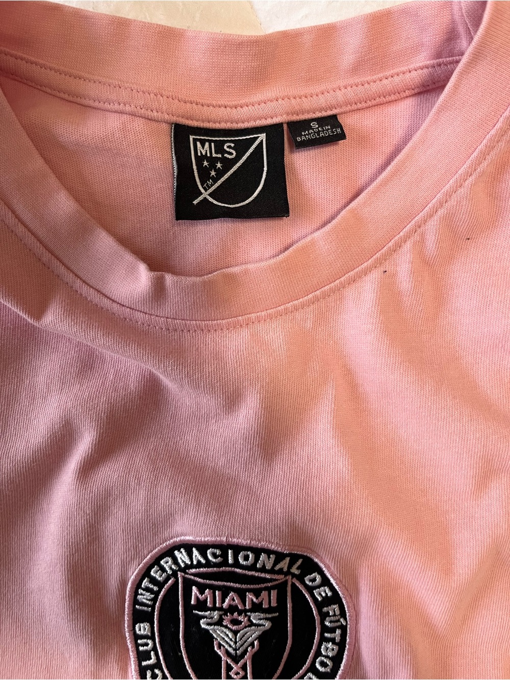 Men Miami Inter Miami Pink Crew Neck T-Shirt